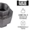 B & K STZ Industries 3/4 in. FIP each X 3/4 in. D FIP Black Malleable Iron Union 310UPU-34 - alternate 3